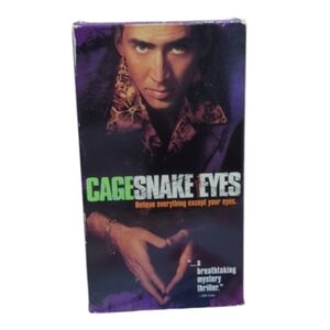 Cage Snake Eyes VHS Tape 📼